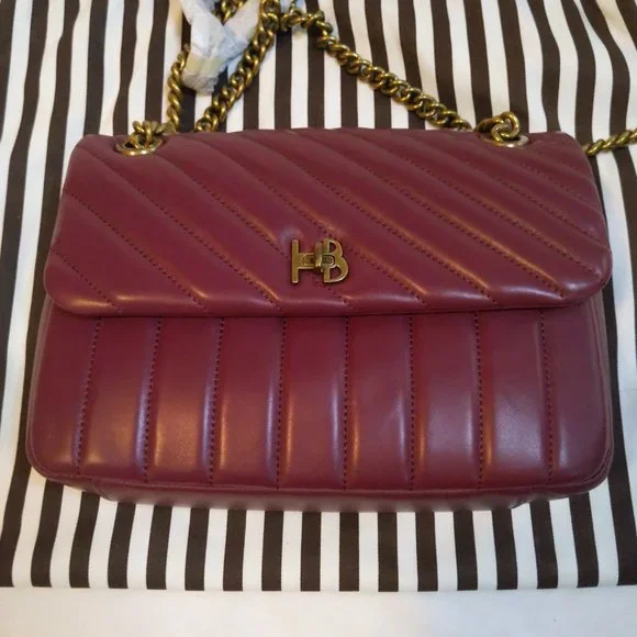 NWOT Henri Bendel 712 Convertible Shoulder Bag in Oxblood - Picture 7 of 16